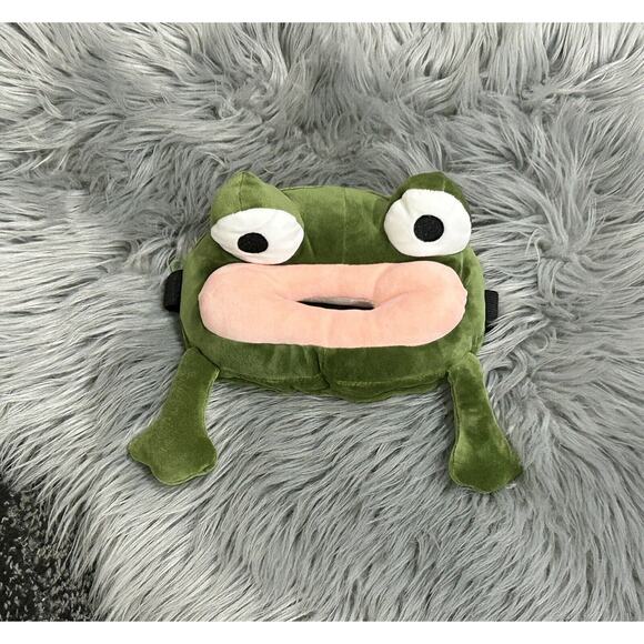 Froggy Plush Character Seat Attached Car Tissue Box - Picture 4 of 4